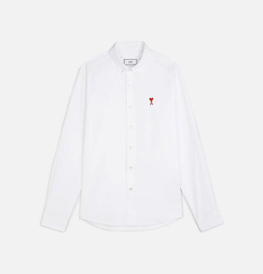 《限時代購》  Ami de court shirt (white) 白色 長袖 襯衫