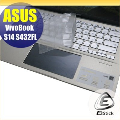 【Ezstick】ASUS S432 S432FL 奈米銀抗菌TPU 鍵盤保護膜 鍵盤膜