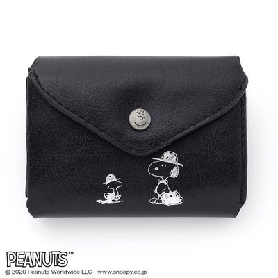 日本 史努比 附錄 三折 皮夾 短夾 男 女 錢包 鈔票夾 卡包卡片包 錢包 零錢包 Snoopy 生日禮物