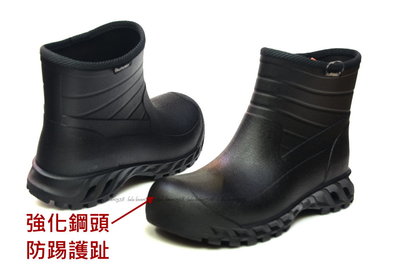 牛頭牌 台灣製造 鋼頭防水雨靴 登山靴 防踢護趾耐磨戶外鞋 乳膠舒適鞋墊設計 39~45