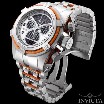 《大男人》Invicta#6315ZEUS瑞士大錶徑50MM個性潛水錶，橘色鋼索，非常稀有值得收藏