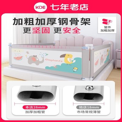 KDE 嬰兒床圍欄寶寶防摔防護欄兒童床護欄床擋板圍床三面組合軟包現貨~特價