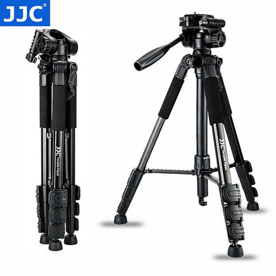 JJC 相機三腳架單反三角架手機直播支架拍攝微單視頻錄制適用索尼佳能富士照相機攝影攝像便攜A7M4 R6 R7 Z6