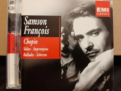 Francois,Chopin-Valses,Impromptus,Ballades Scherzos,富蘭梭瓦，蕭邦-華爾滋，即興曲，敘事曲，灰諧曲，2CD.
