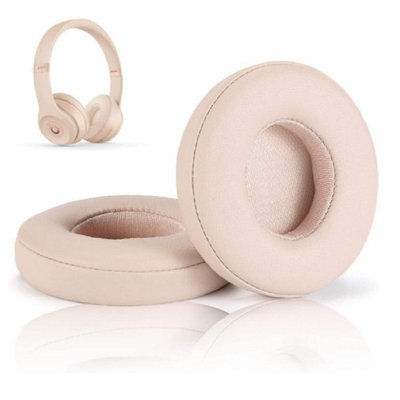 高品質替換耳墊適用於 Beats Solo 2 Solo2 Solo 3 Solo3 耳機耳墊耳罩零件耳機 1 對【DK百貨】