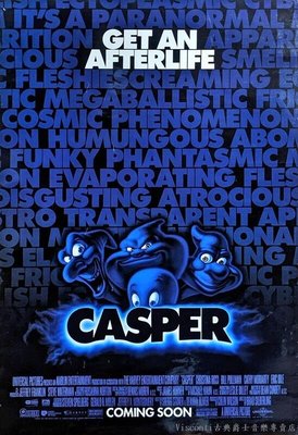 @【Visconti】電影原版海報-Casper鬼馬小精靈(美國預告版,1995年)