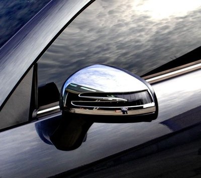 圓夢工廠 Benz SL R231 2011~on SL300 SL400 SL450 改裝 鍍鉻銀 後視鏡蓋 後照鏡蓋