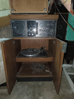 日本 1973年製 Technics CD-4 system 黑膠唱機 黑膠唱盤 黑膠唱片機 四聲道音響 早期古董收藏