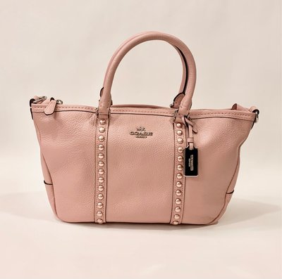 Coach粉色水餃包 經典款  流行時尚包 斜背包 手提包 專櫃品牌包 名牌精品包 國際精品包