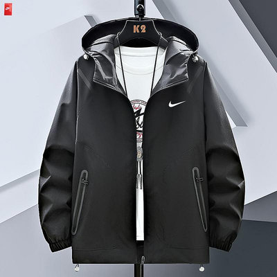 【Nike】外套 春秋季外套 男外套 素色 簡約寬鬆外套【F503】衝鋒衣 戶外運動外套 休閒外套