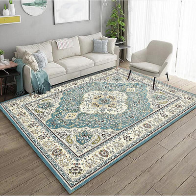 土耳其民族風地毯波斯美式復古客廳沙發茶幾地毯家用臥室床邊地墊