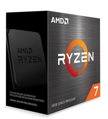 Ryzen 7 5800x CPU AM4 國外平輸 全新盒裝 台中逢甲現貨 S購物評價五百多