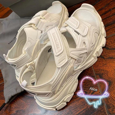 【SUNNY 精品】Balenciaga 巴黎世家 TRACK透明鞋底涼鞋