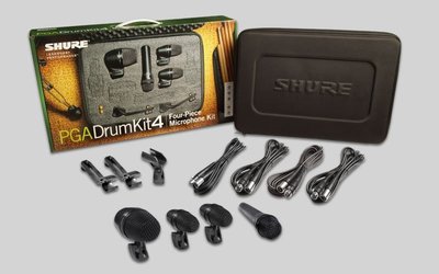 【金聲樂器】SHURE PGADRUMKIT4 Drum Microphone Kit 鼓類收音麥克風組 原廠公司貨