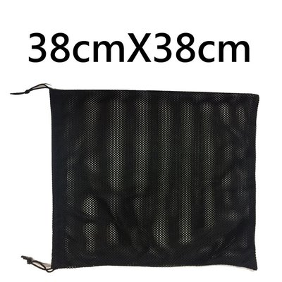 38X38公分，台灣製造 加厚加粗 透氣尼龍網布束口袋 超耐用 收納網袋 可裝5730燈條帶20米