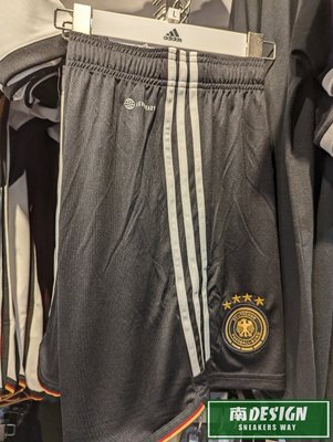 南🔥2022 11月 ADIDAS 世界盃 德國國家隊 主場球褲 足球 FIFA2022 電繡隊徽 男 HJ9605