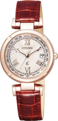 日本正版 CITIZEN 星辰 xC EC1112-06A 電波錶 手錶 女錶 光動能 皮革錶帶 日本代購