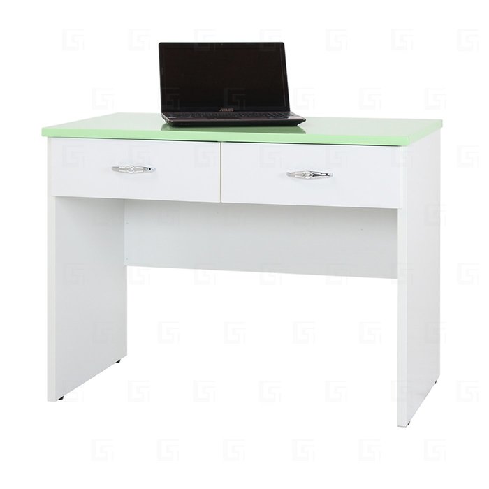 優比傢俱生活館 環保塑鋼系列 白色 藍白 綠白色3 3尺二抽書桌 電腦桌 深45 Gt223 13 Yahoo奇摩拍賣