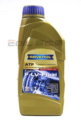 【易油網】【缺貨】RAVENOL F-LV FLUID 全合成變速箱油 ATF
