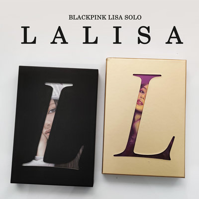 現貨 BLACKPINK 粉墨 LISA solo專輯 LALISA CD+小卡寫真海報周邊-樂小姐