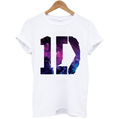 One Direction Galaxy 短袖T恤 白色 1D 一世代 硬派滑板樂團搖滾 亞版