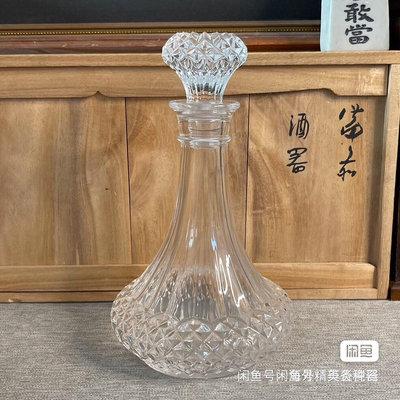 日本回流酒具水晶切子硝子酒瓶儲酒瓶 KAGAMI水晶花瓶花器