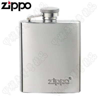 《甲補庫》_原裝正廠ZIPPO Flask 原廠隨身酒壺/迷你掌上型銀色亮面