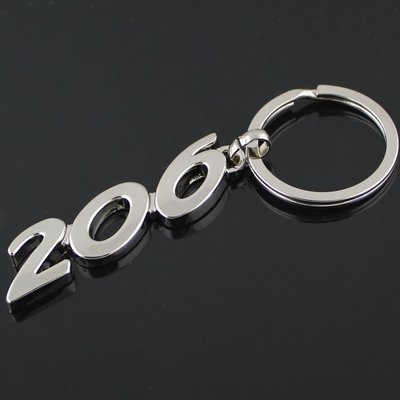 PEUGEOT 206 標緻 金屬 鑰匙圈 高品質專用款