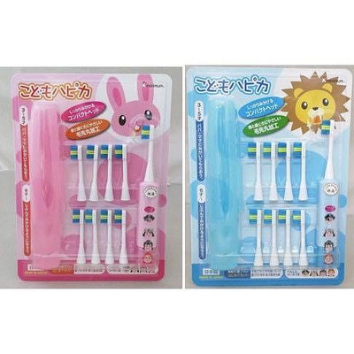 日本  阿卡將 HAPICA  幼童3歲以上電動牙刷組   超值組合