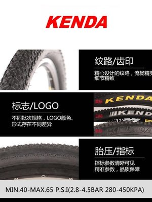 KNEDA建大自行車山地車外胎2426寸外胎1.95輪胎內胎單車配件大全     新品 促銷簡約