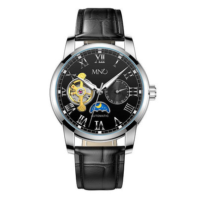 現貨男士手錶腕錶源頭工廠手錶男機械全自動錶日月星辰主題鏤空機芯廠家