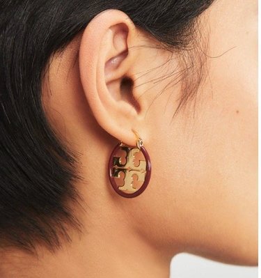 【全新正貨私家珍藏】TORY BURCH MILLER HOOP EARRING 造型質感耳環
