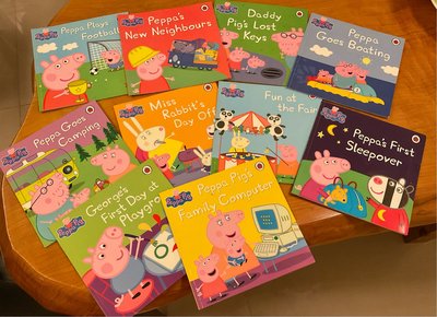 Peppa Pig 故事書 正版佩佩豬 粉紅豬小妹 10本合售