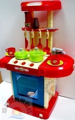 旭陽教育用品社-扮家家酒玩具-手提百變聲光廚具玩具組/微波爐/瓦斯爐/烤箱/廚房玩具組