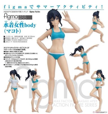 Figma Styles 泳裝女性 body (Makoto)