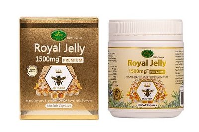 (🐨澳貨紐物)Nature's King-Royal Jelly蜂王乳高單位1500mg 6% 10-HDA *180