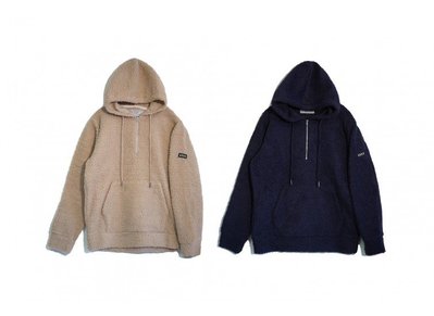 { POISON } LESS HALF ZIP UP FLEECE HOODIE 半開式毛絨雪巴外套