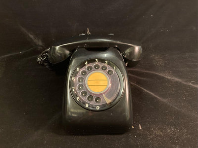古董電話機 古董電話 轉盤式電話 1981年生產 型號600-AI 功能正常