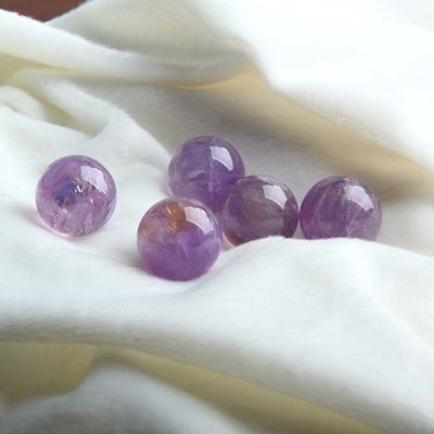 【七星陣】杰祥珠寶天然水晶半寶石紫黃晶水晶球可擺放七星陣擺件凌雲閣宗教飾品 促銷