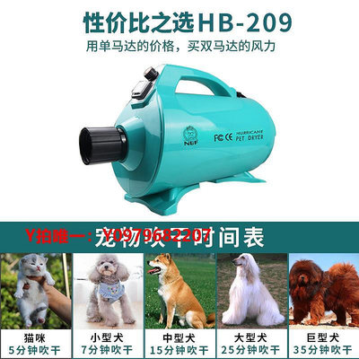 寵物烘干機NBF恩貝福寵物吹水機大功率調速吹風機比雙馬達風大型犬洗澡美容