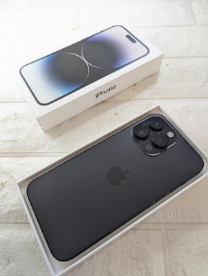 （貳）蘋果二手 iphone14 pro max 256G 太空黑 功能都正常 外觀裝殼痕跡不影響使用 無摔撞傷  盒裝 面交自取 西門