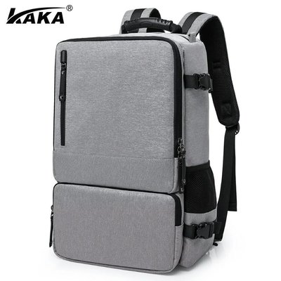 KAKA大容量戶外登山包騎行旅遊背包男女學生書包電腦雙肩包多手提功能  1368元