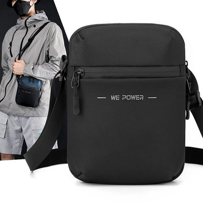 WEPOWER新款時尚單肩包男士商務休閑斜挎包簡約跨境小挎包男士背包