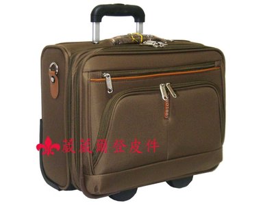 《補貨中缺貨葳爾登》美國nino可側背單人旅行箱電腦包行李箱拉桿工具箱登機箱公事包17吋8588咖啡色