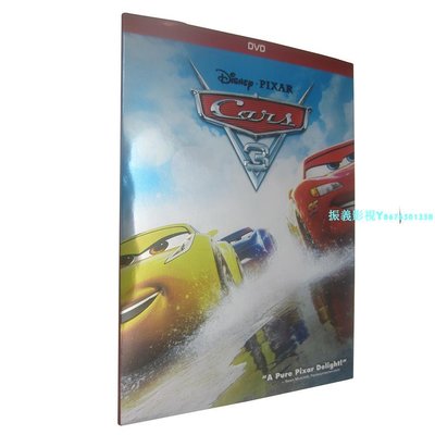 原版動畫片 汽車總動員Cars 3  1DVD英文發音字幕『振義影視』