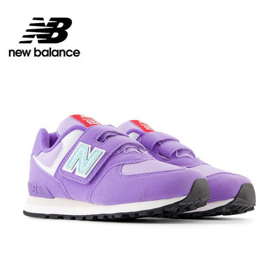【New Balance】 NB 童鞋_中性_紫色_PV574HGK-W楦