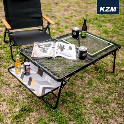 KAZMI KZM IMS多功能鋼網燒烤桌含收納袋〈含收納袋〉【EcoCamp艾科戶外│中壢】