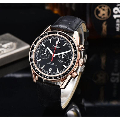 現貨直出 歐美購歐米茄 OMEGA手錶 海馬系列 多功能五針搭載男士時尚石英腕錶 商務男士手錶 精品錶 明星大牌同款