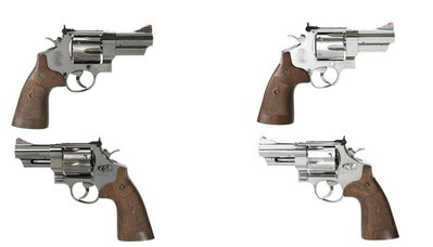 【磐石】預購 S&amp;W M29真槍廠授權刻字Smith&amp;Wesson CO2 左輪手槍3吋 亮銀SWM29-A12