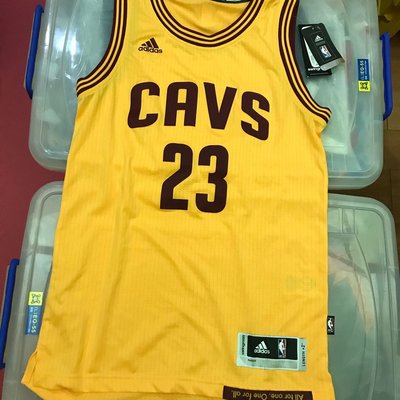 Lebron James LBJ Adidas NBA球衣 2xS號 全新正品 騎士主客場黃 Jordan Kobe iverson
